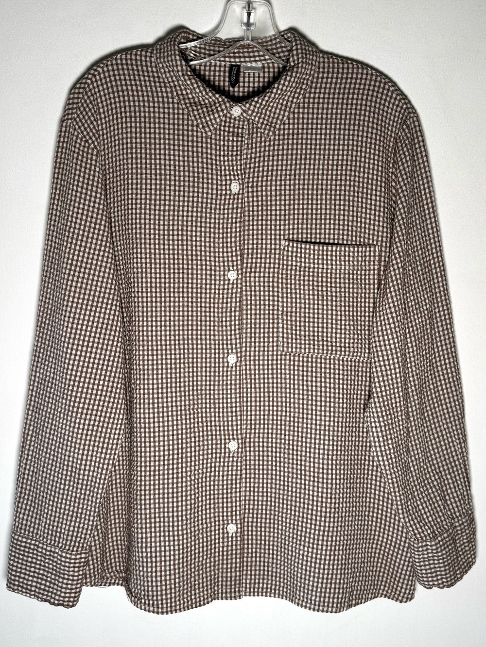 H&M Divided Gingham Button Down Shirt